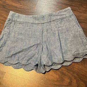 5 for $35- LOFT The Riviera Short 0 chambray shorts